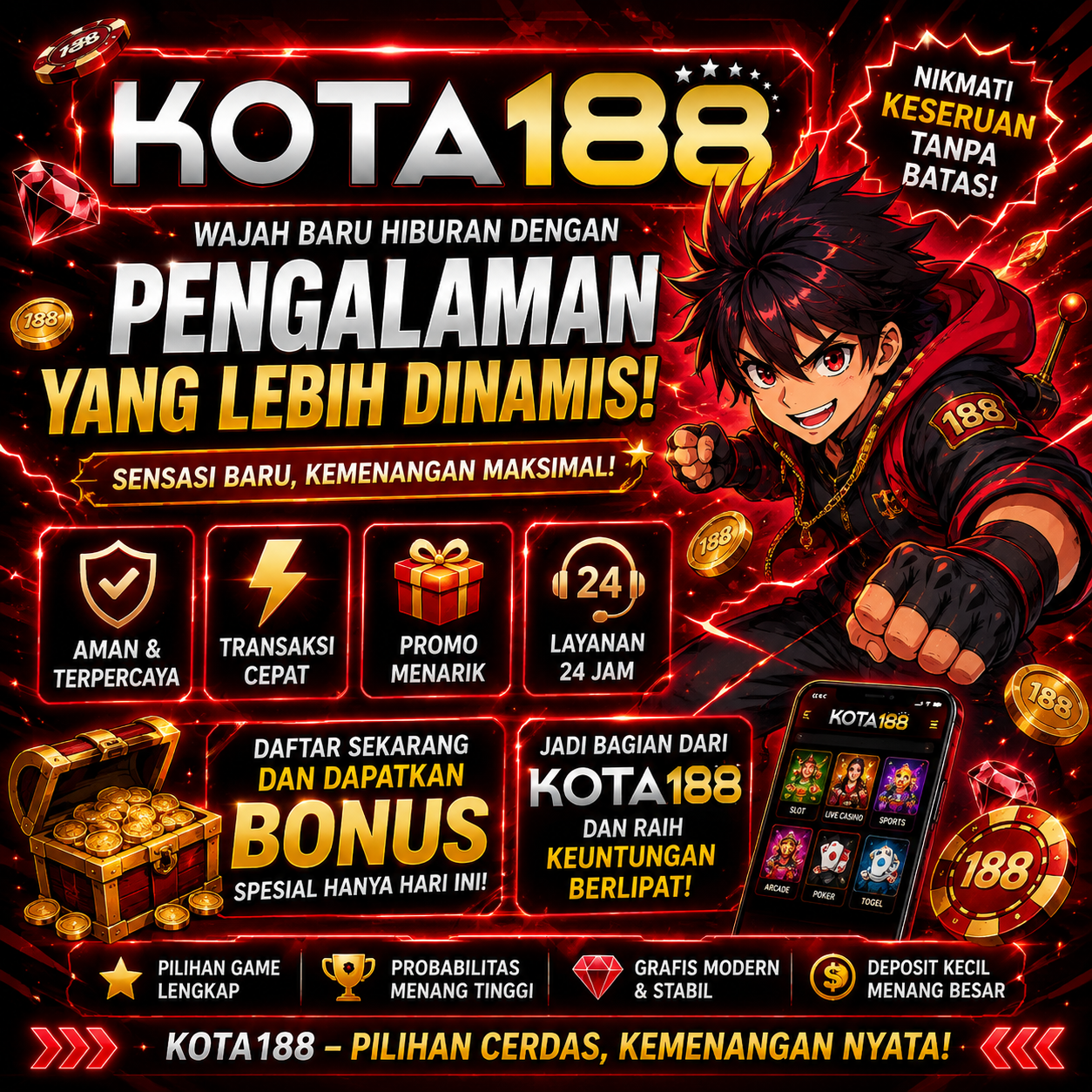 KOTA188 – Wajah Baru Hiburan dengan Pengalaman yang Lebih Dinamis